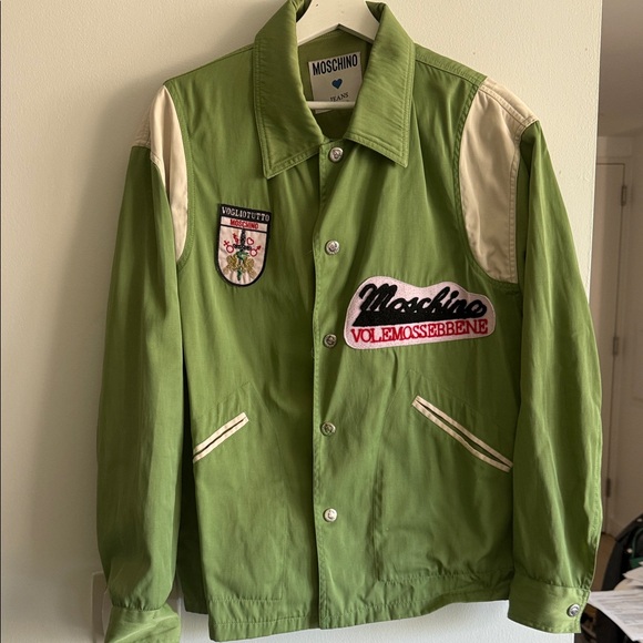 Moschino Other - *Designer* Moschino Jeans Oversized Olive Green coach Jacket US34/M Unisex